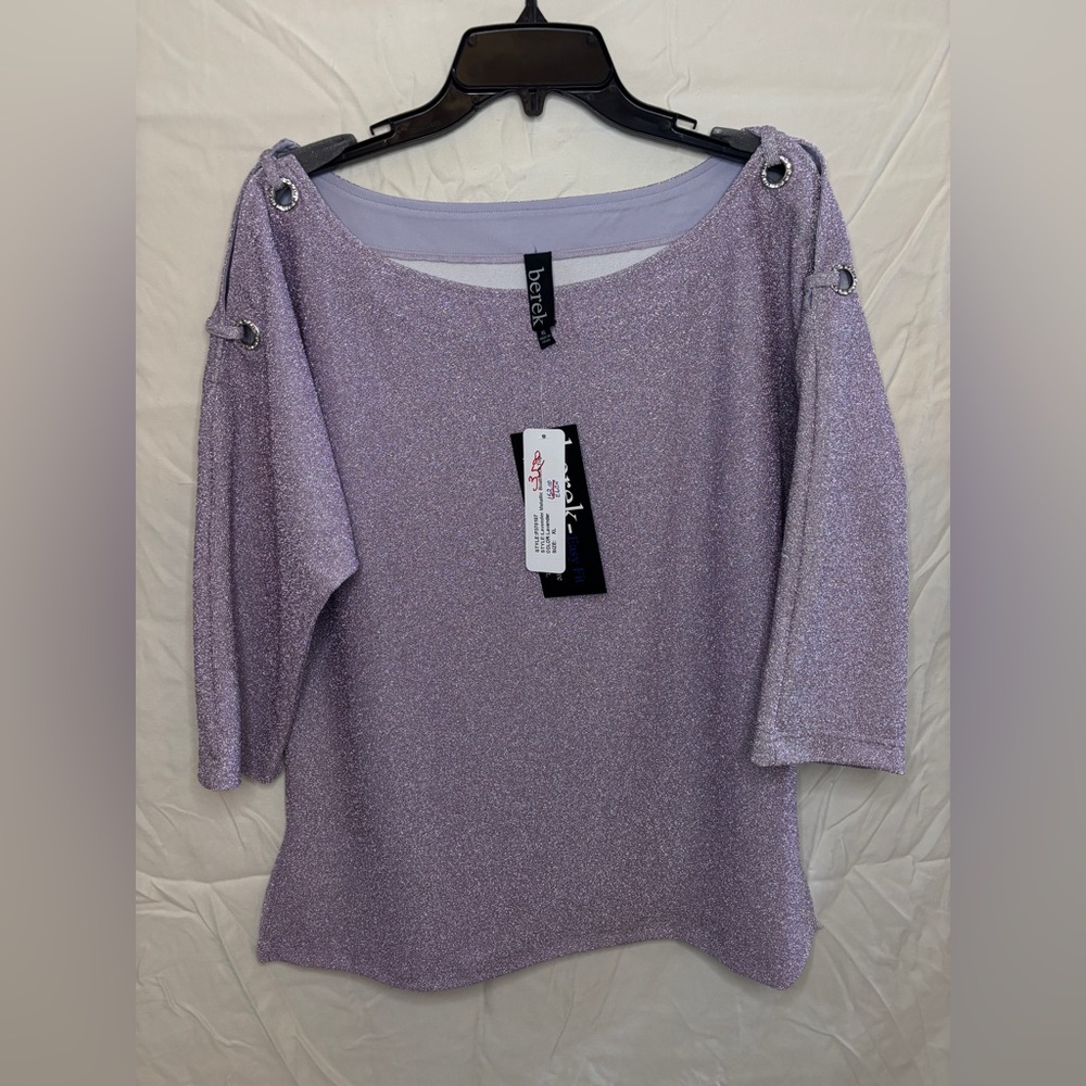 Berek Lavender Sparkle Top